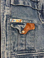 Mens Vintage Denim Utility Vest