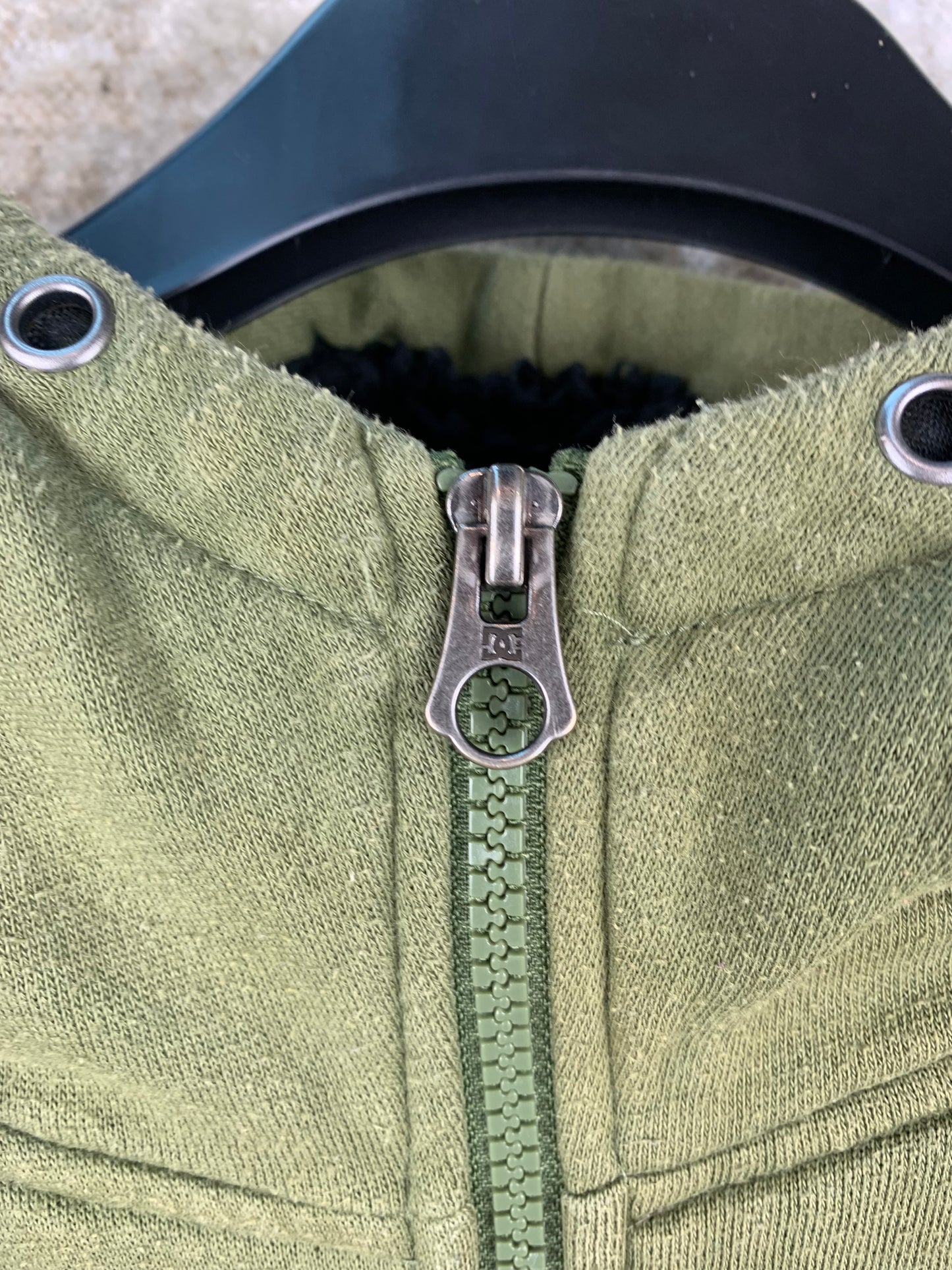Men's DC Khaki Sherpa Lined Hoodie