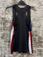 Maner American Flag Sequin Tank Top