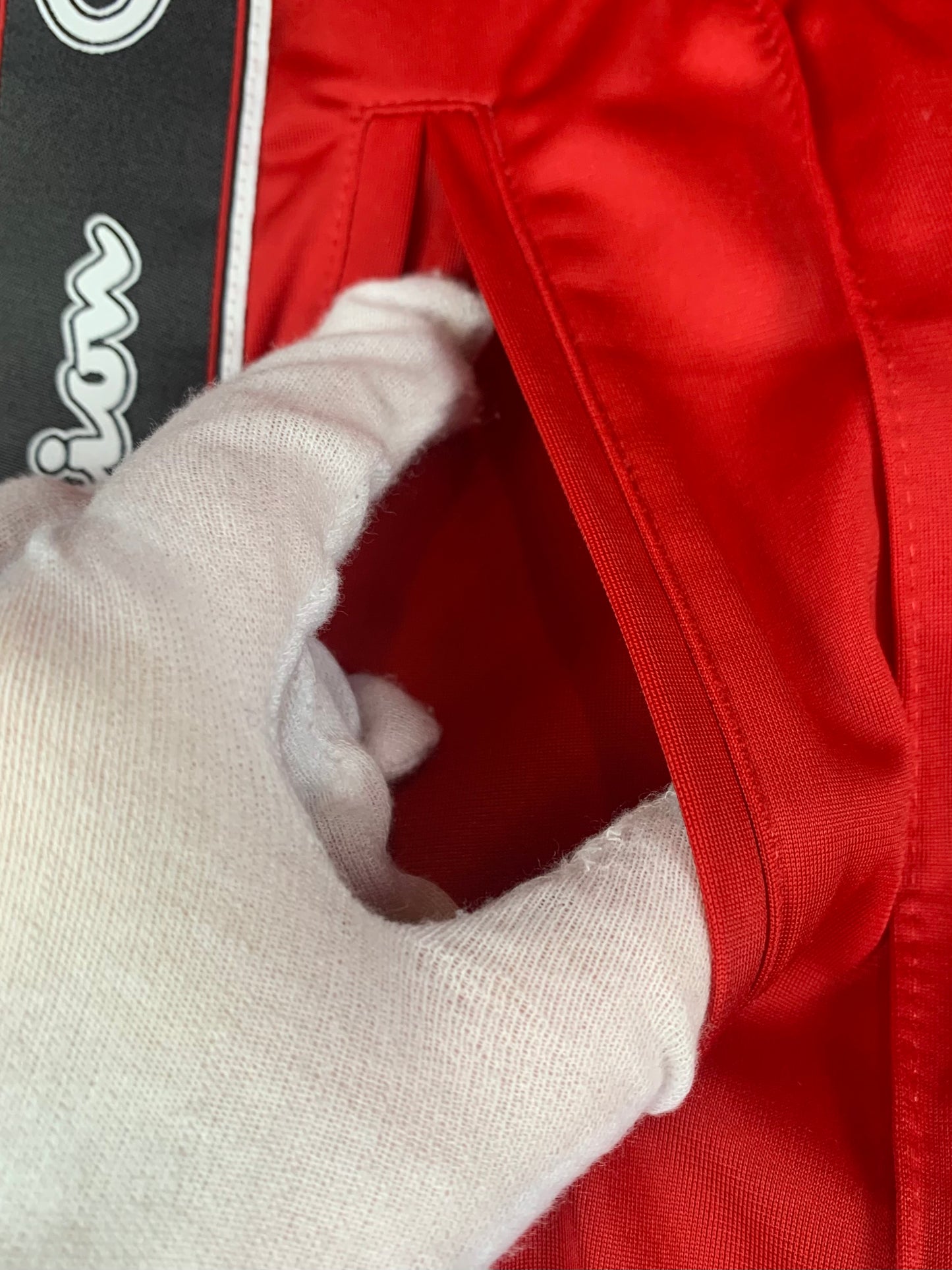 Y2K Women's Champion Red Flared Track Pants