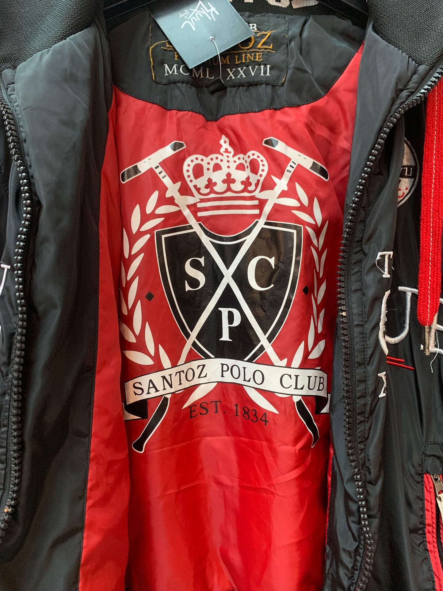 Santoz Polo Club Hooded Bomber Jacket