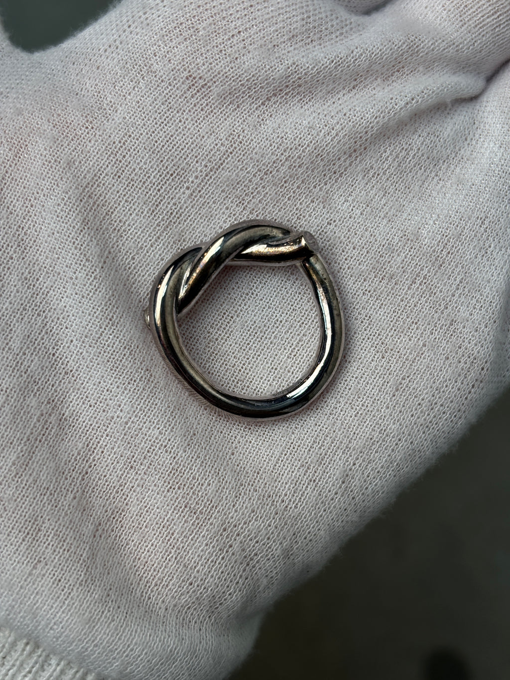 Bottega Veneta Silver Knot Ring