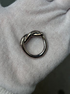 Bottega Veneta Silver Knot Ring