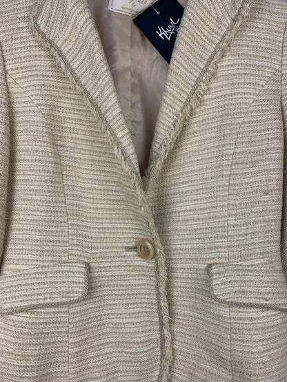 Womens Vintage Any Sis White Blazer
