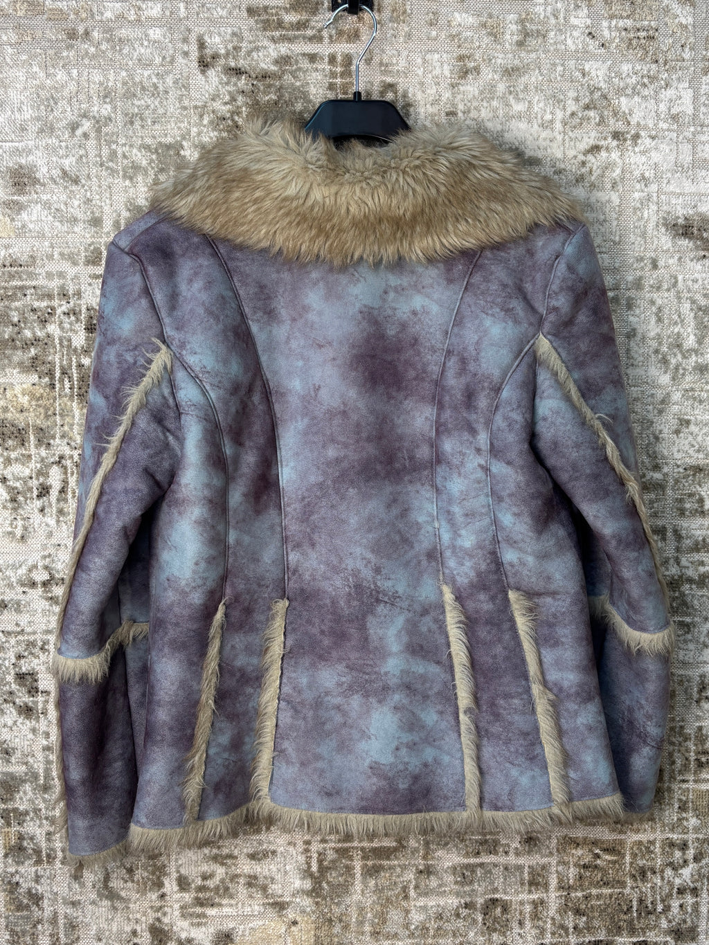 Max AG Y2K Afghan Faux Fur Penny Lane Jacket