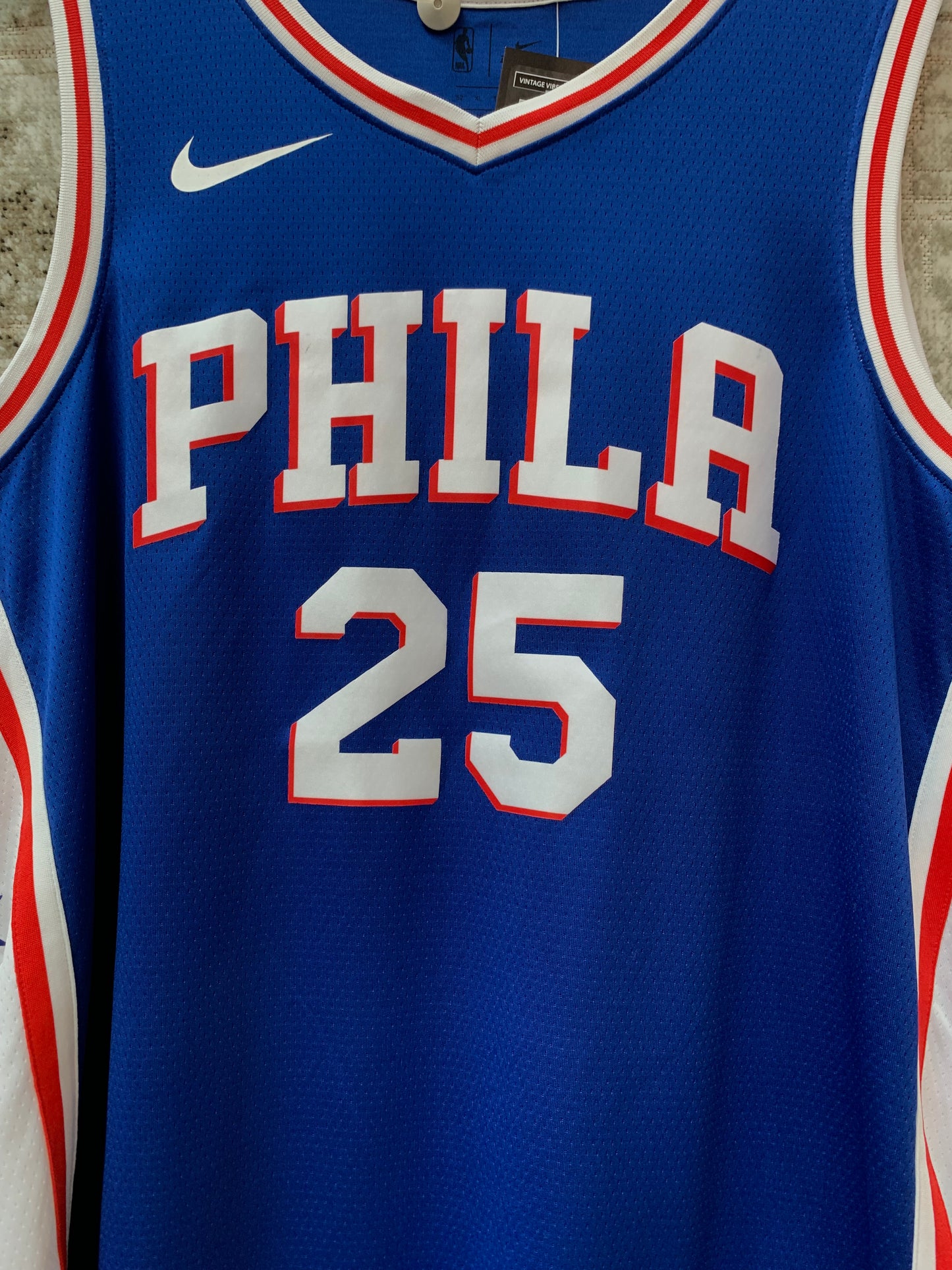 Nike NBA 76ers Simmons #25 Swingman Jersey