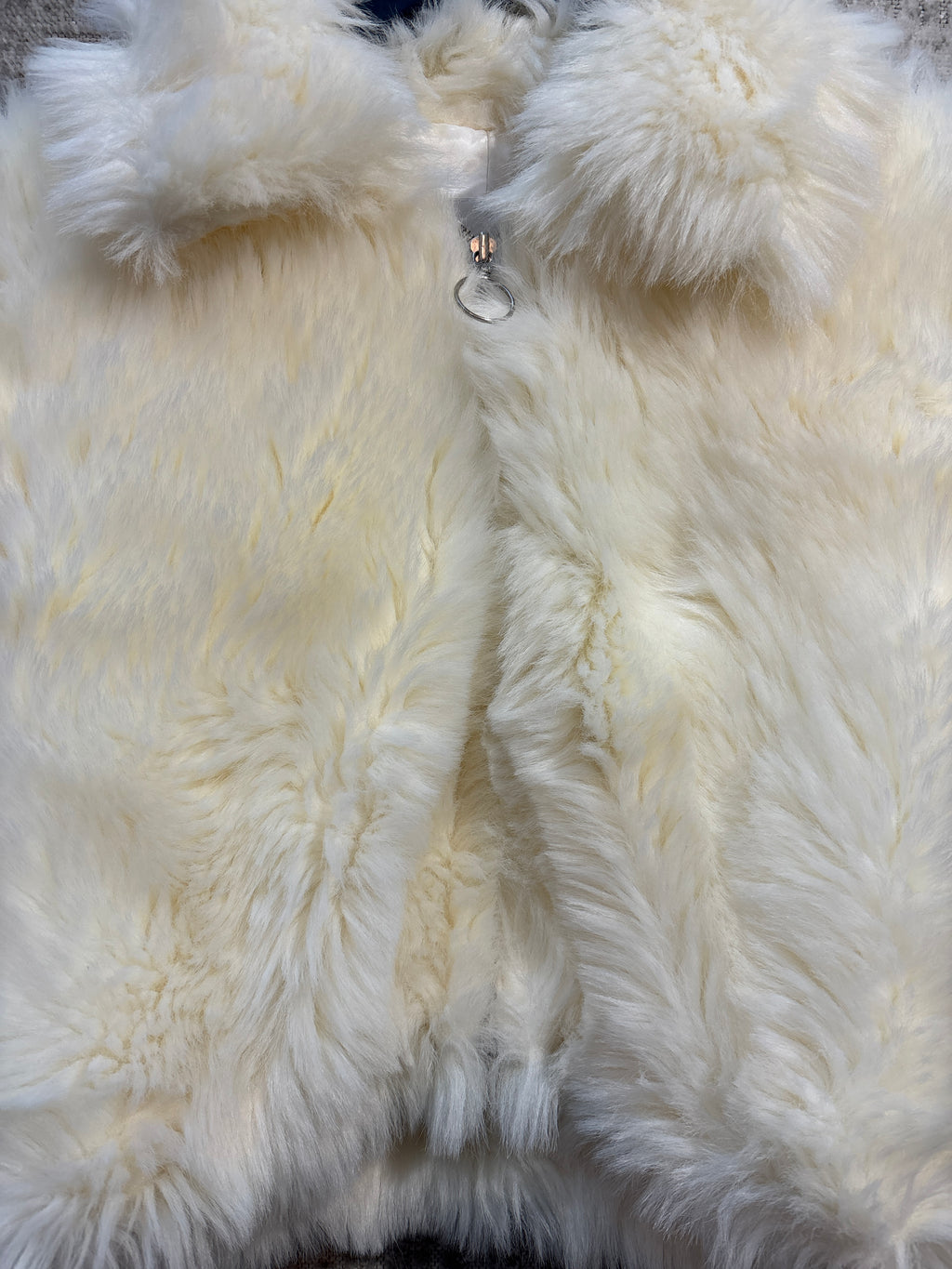 Blanco Y2K Faux Fur Cropped Jacket