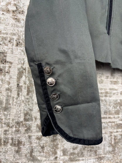 Womens Y2K Green Napoleon Style Jacket