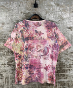 Womens Dolce Donna Y2K Beaded T Shirt