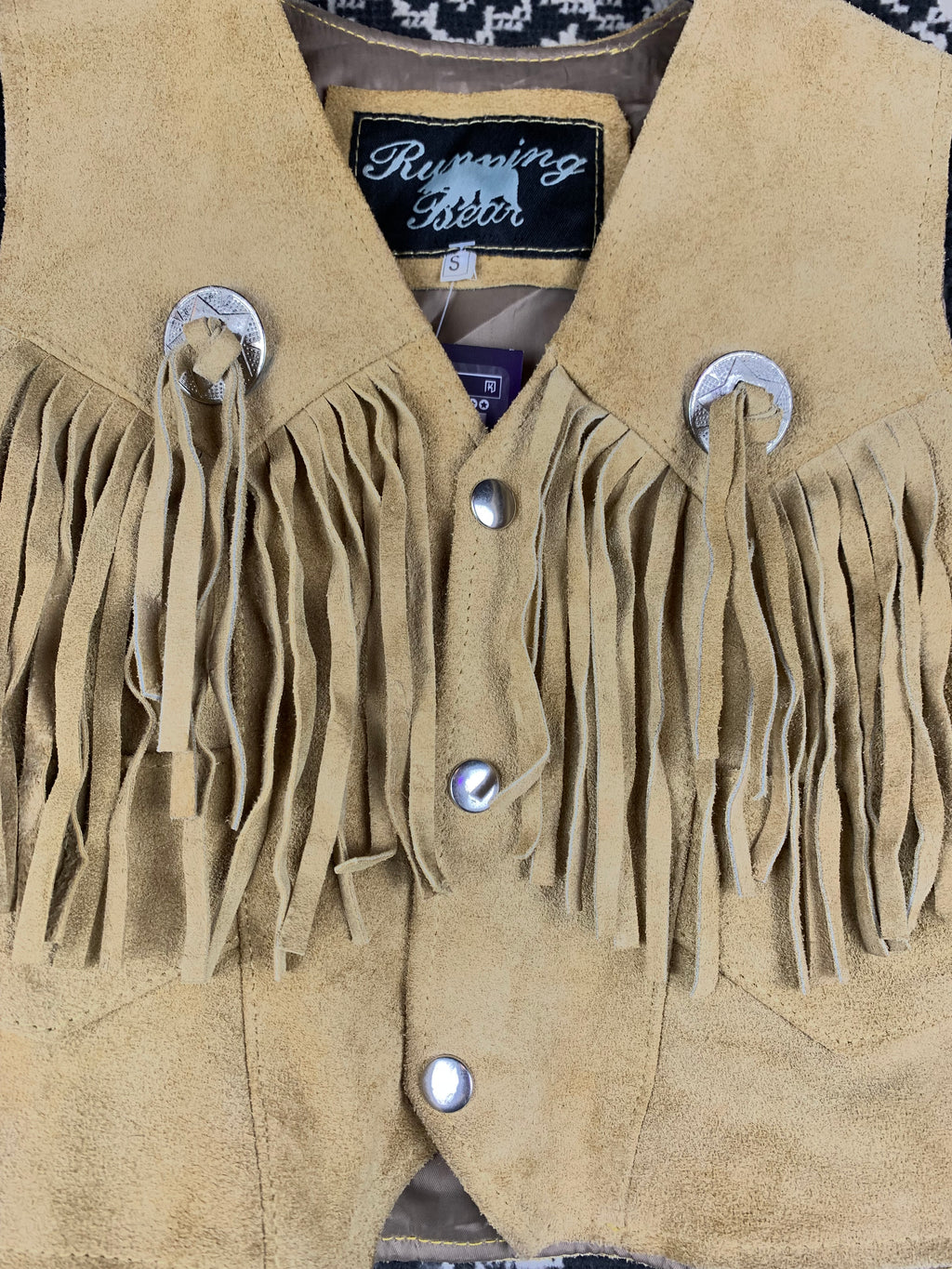 Women's Western Fringe Suede Leather Vest
