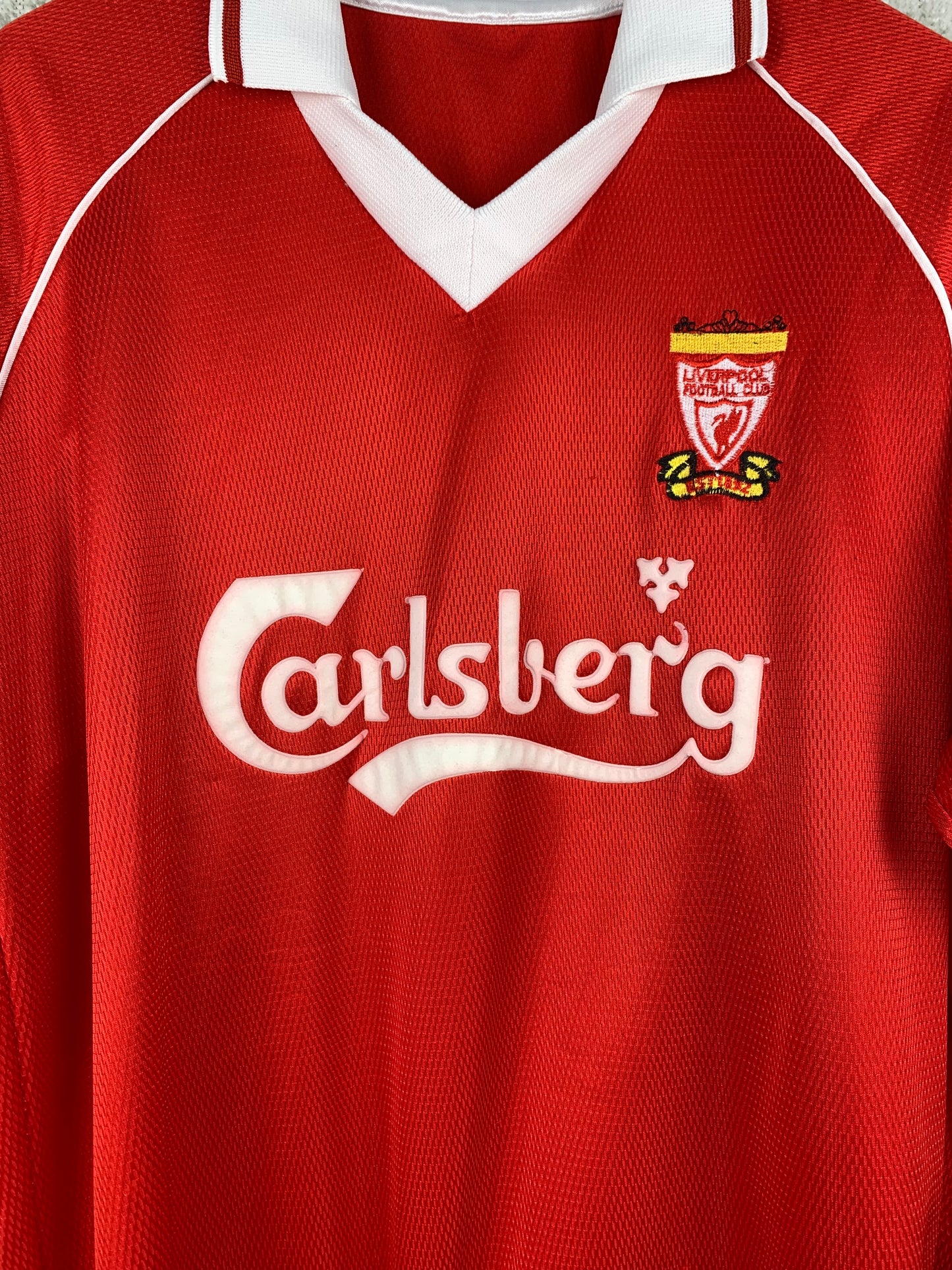 Mens Polo Carlsberg Longsleeve Liverpool FC Jersey