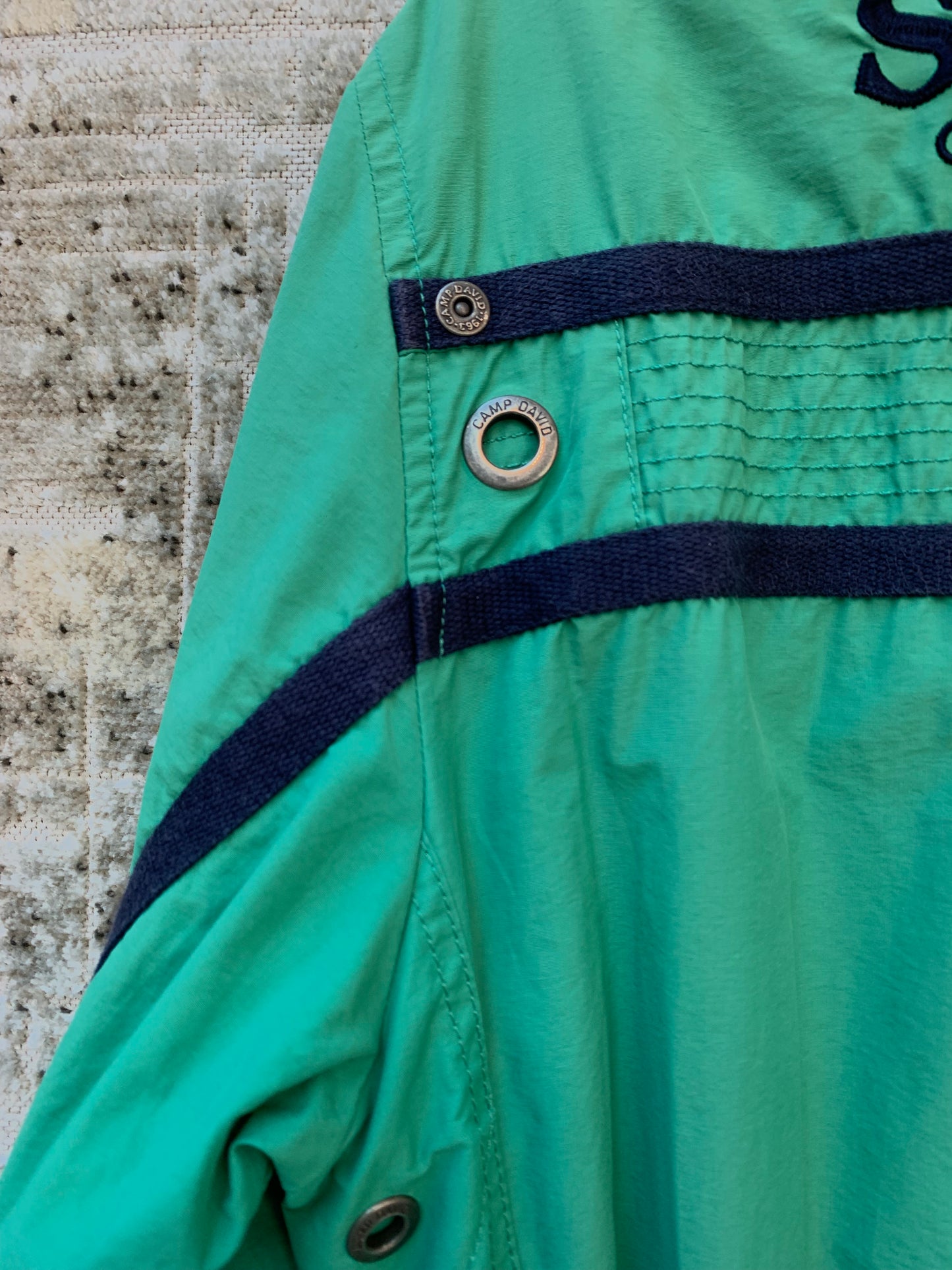 Men's Vintage Camp David Green Sea Jacket