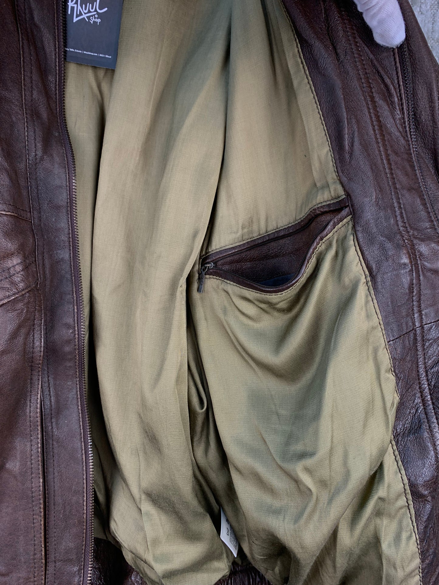 Men's Vintage Jofama Brown Leather Jacket