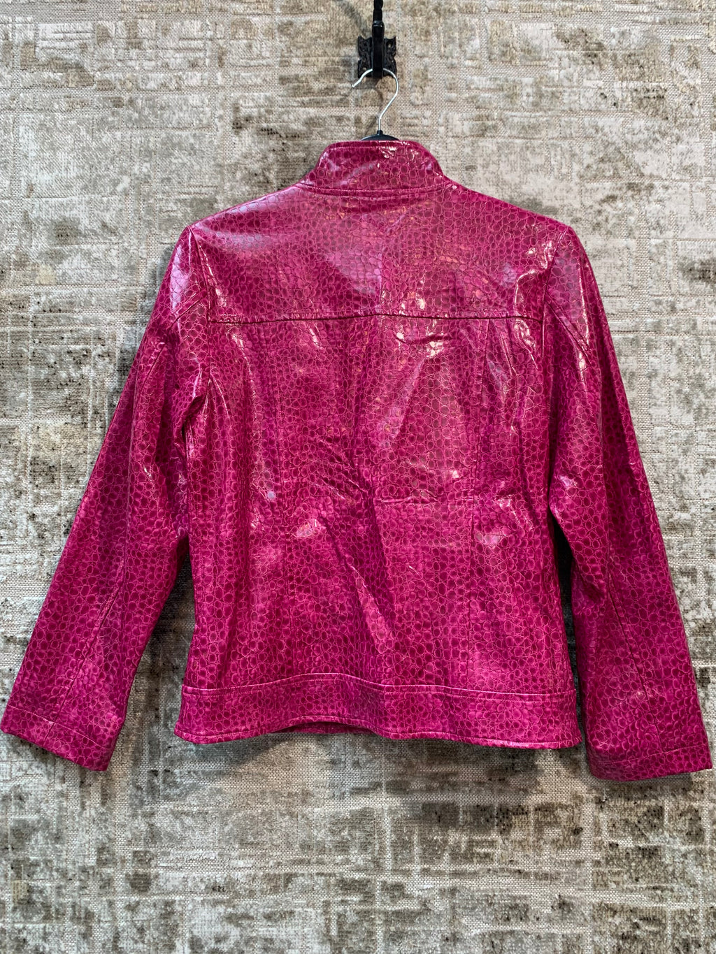 Campus Y2K Snakeskin Zip Jacket