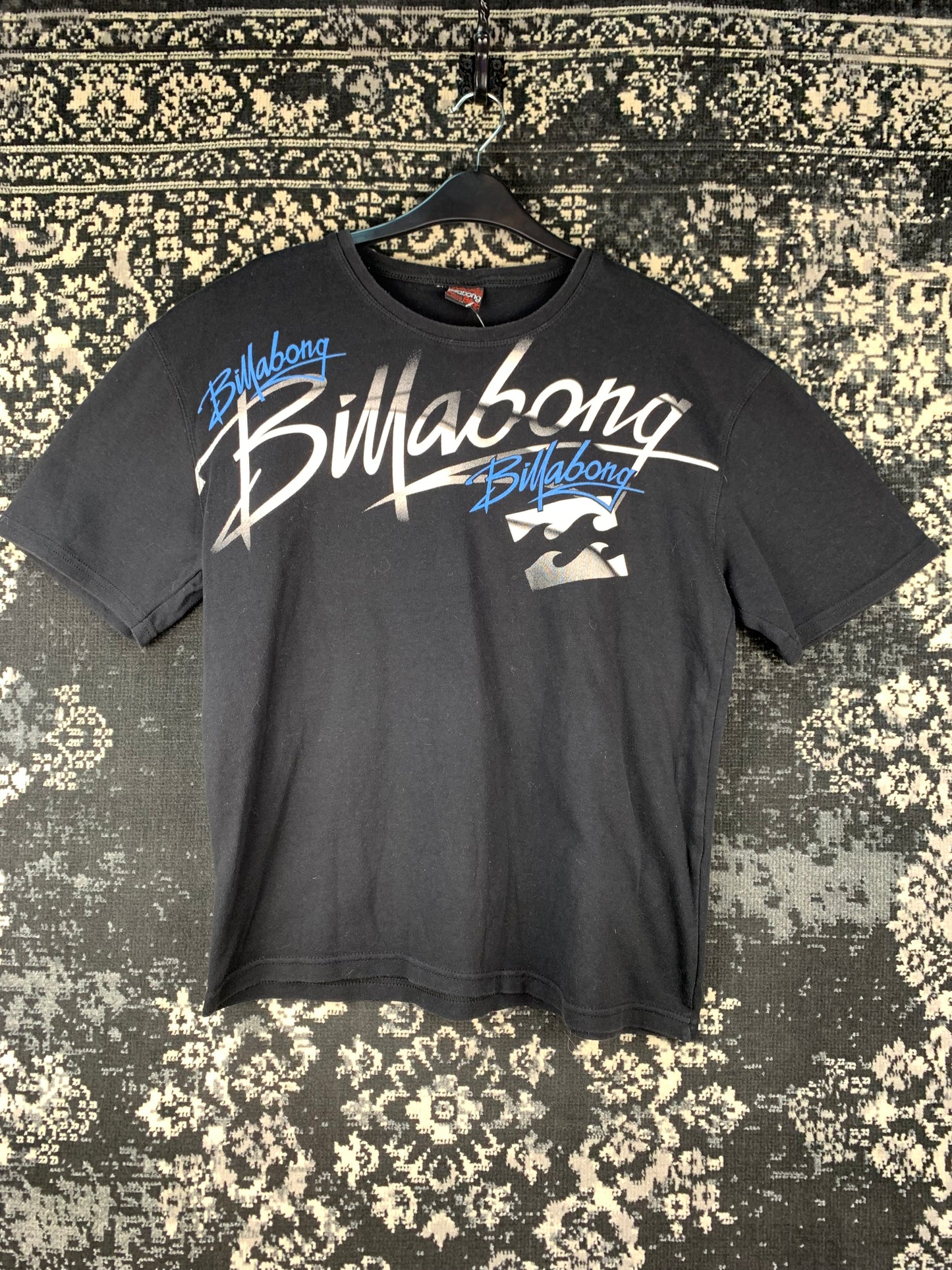 Mens Y2K Billabong Graphic Logo T-Shirt