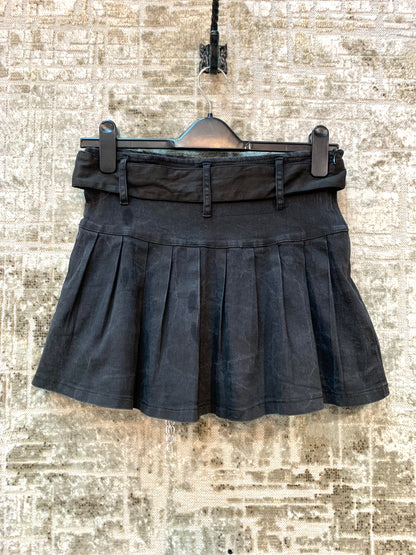 Toumal Studded Pleated Mini Skirt