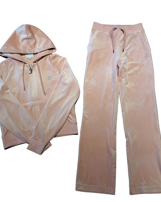 Juicy Couture Pink Velour Tracksuit Set