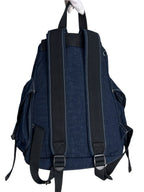 Kipling Navy Crinkle Nylon Backpack