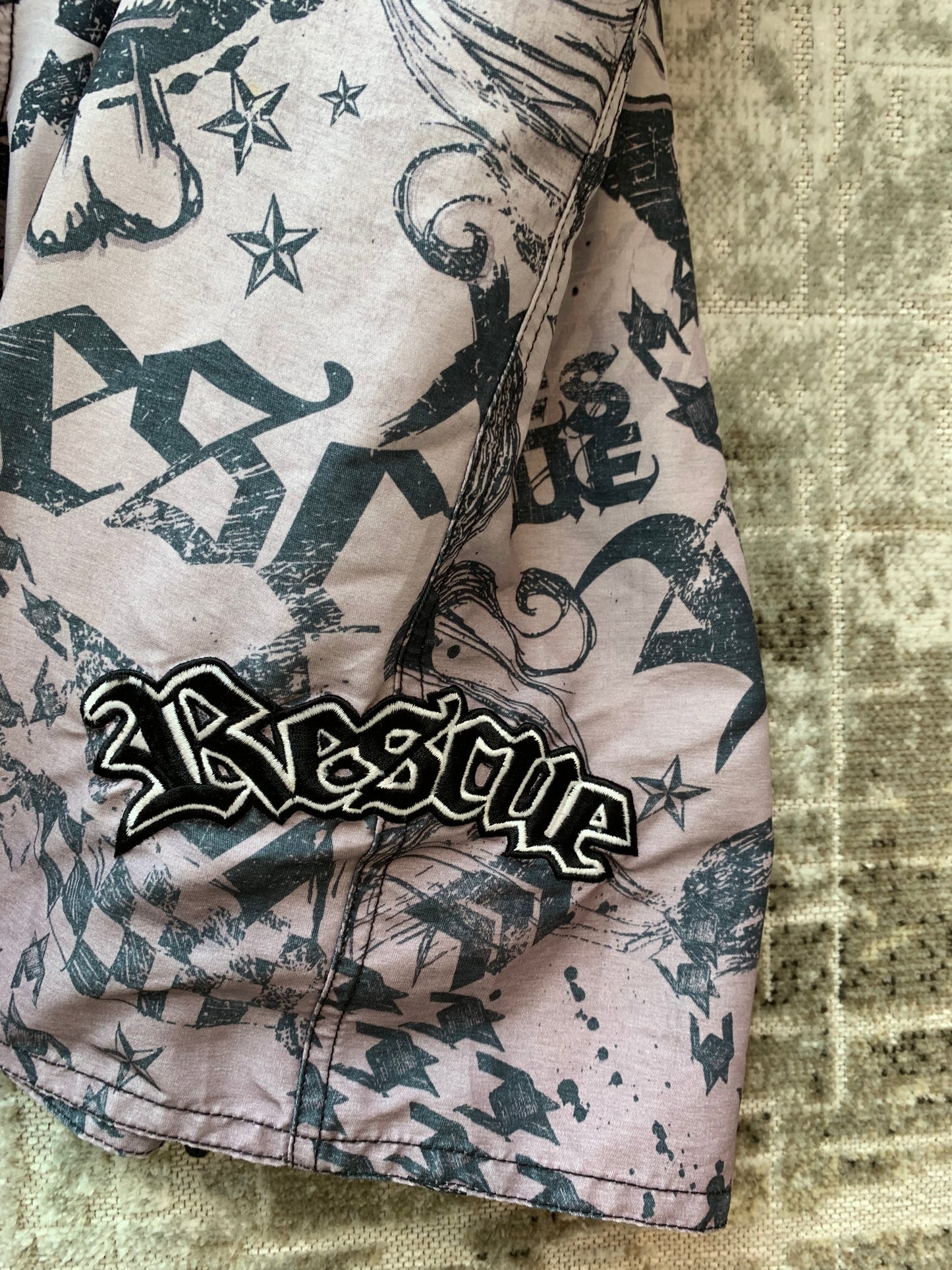RSQ Rescue Sport Skull Print Board Shorts