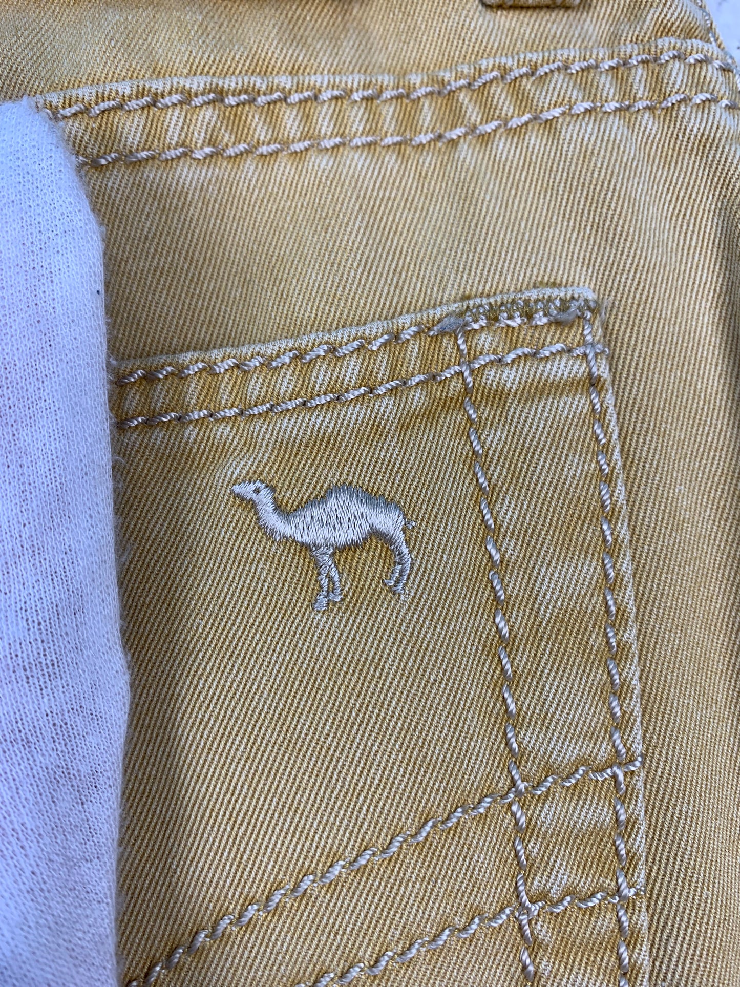 CAMEL Collection Mens Light Yellow Jeans