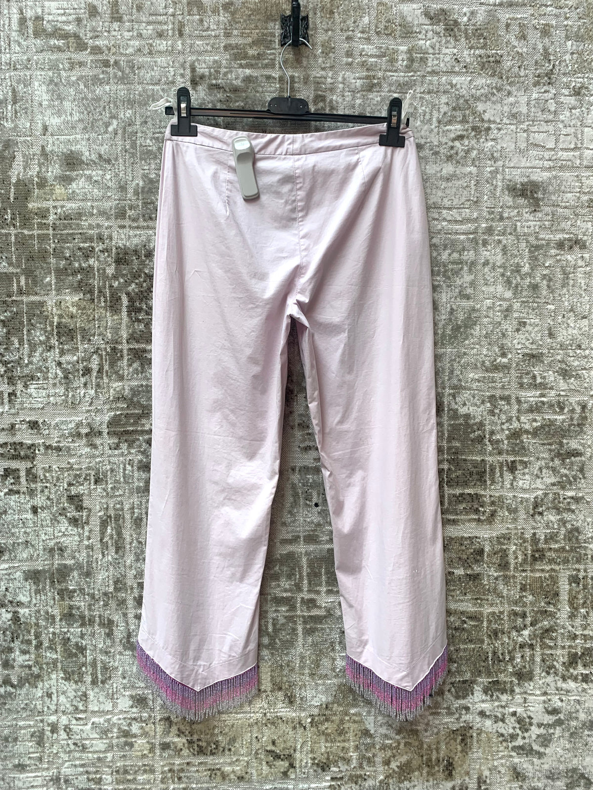 Y2K Vintage Womens Helline Beaded Capri Pants