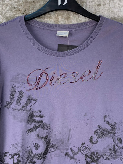 Womens Y2K Diesel Long Sleeve Top