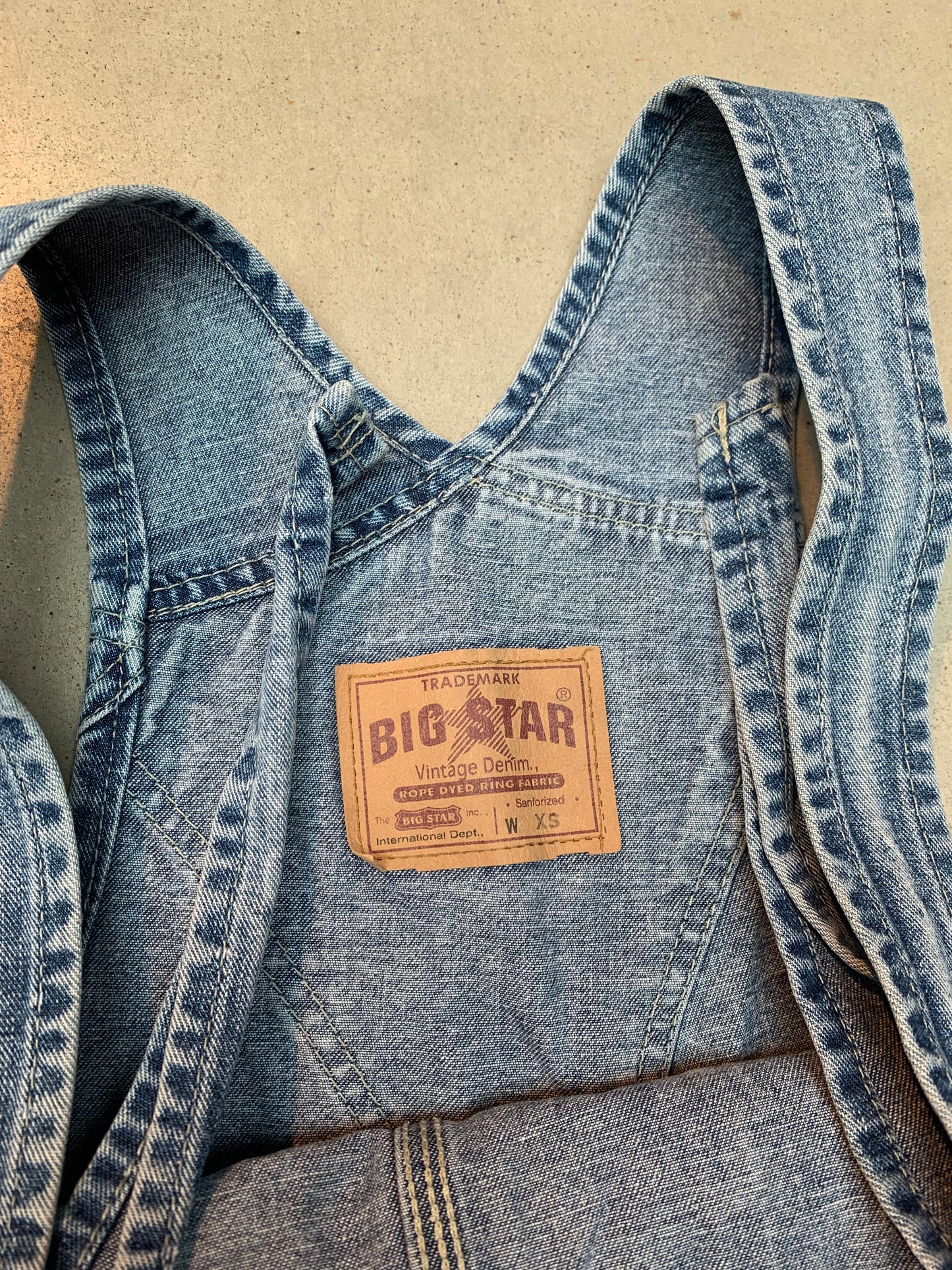 Vintage Big Star Women's Denim Overalls Jumpsuit