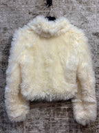 Blanco Y2K Faux Fur Cropped Jacket