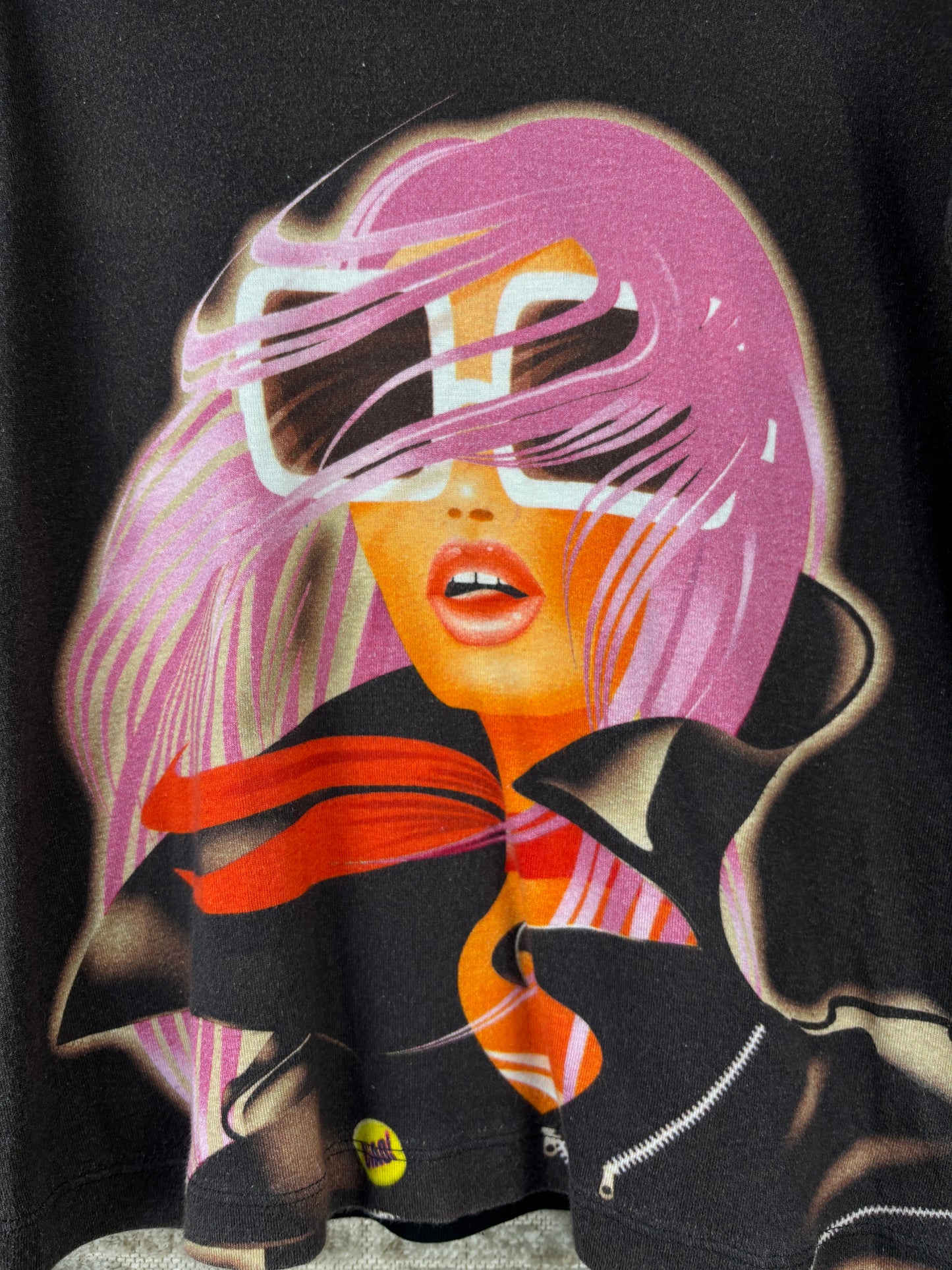 Women's Y2K Custo Barcelona Graphic Longsleeve Top