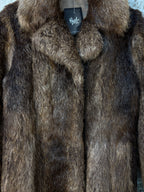 Vintage Long Beaver Fur Coat