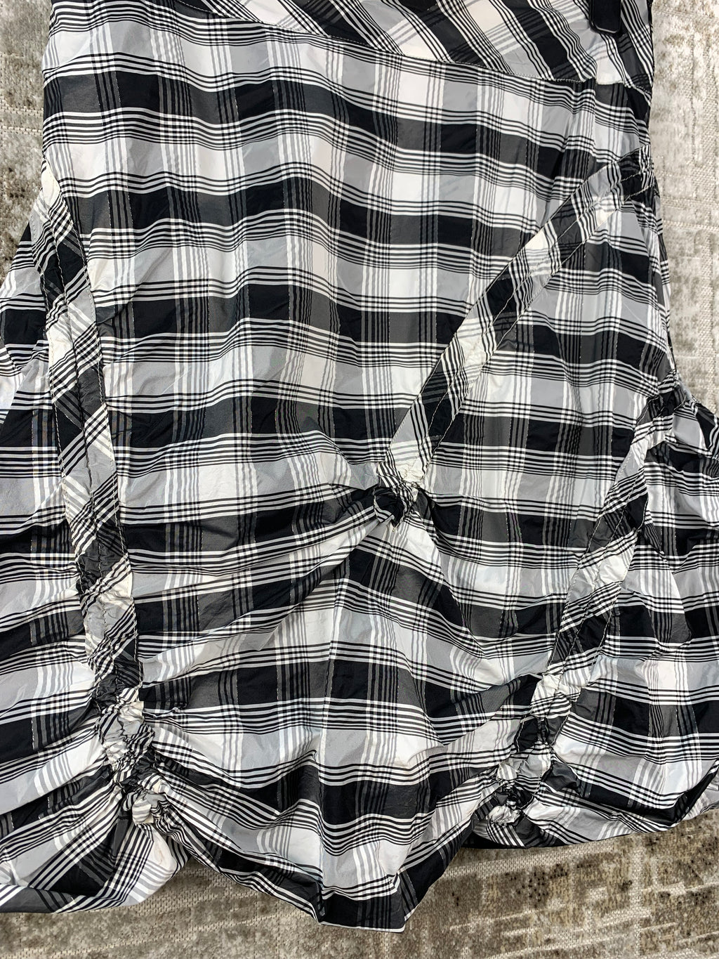 Womens Y2K Checkered Mini Skirt