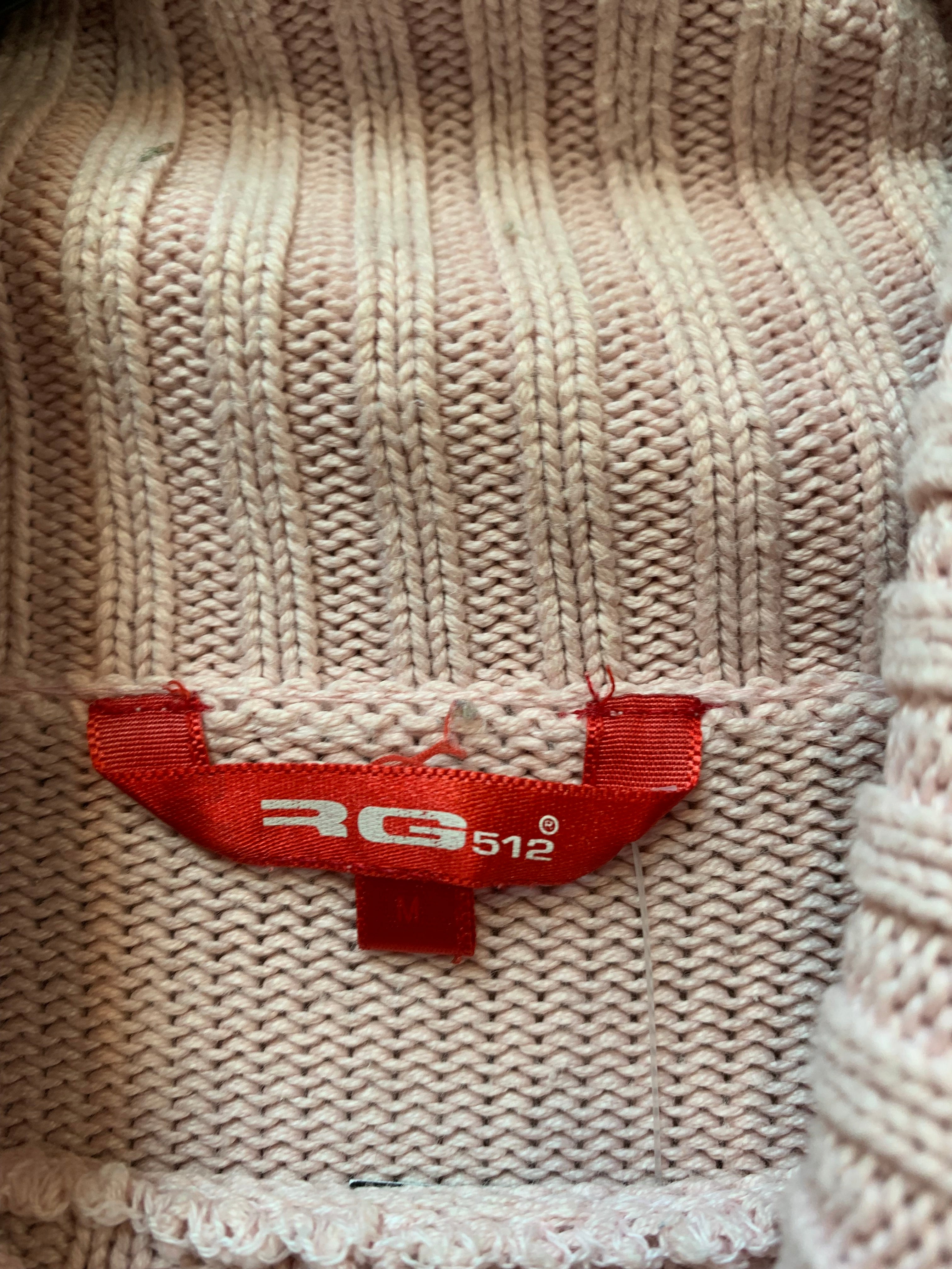 RG 512 Y2K Ribbed Turtleneck Sweater