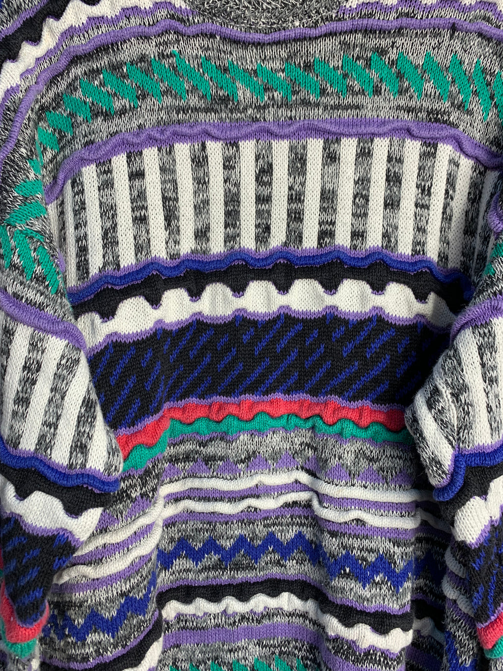 Concrete Textured Knit Sweater
