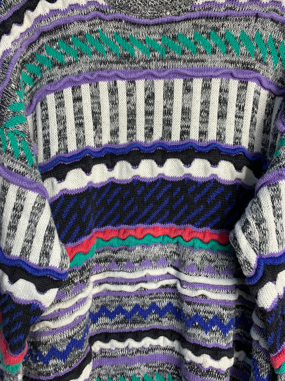 Concrete Textured Knit Sweater