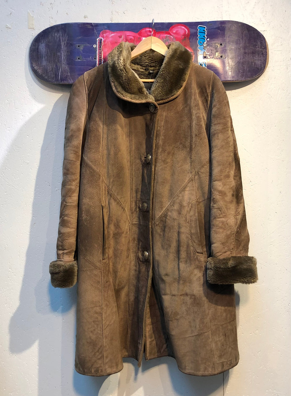 Vintage Genuine Leather Coat