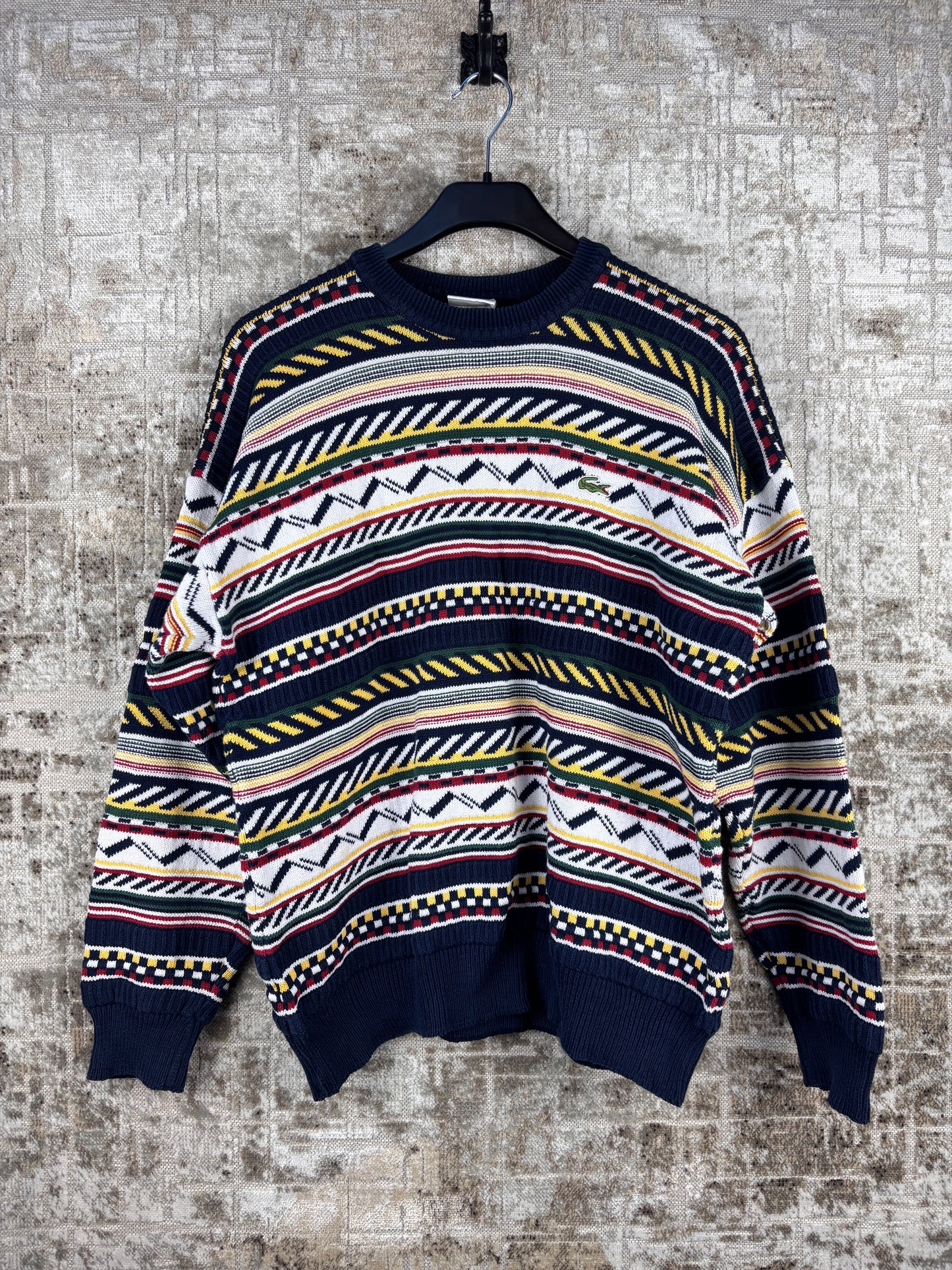 Men's Vintage Lacoste Coogi Style Sweater