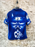 Autango Y2K Samurai Print Camp Shirt