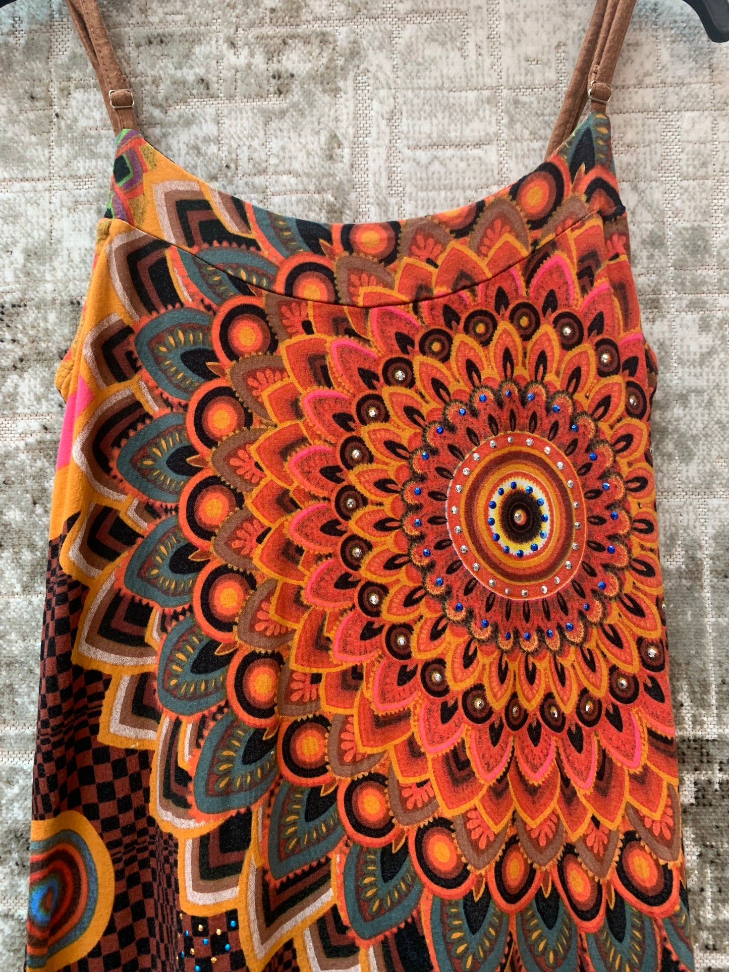 Desigual Mandala Print Slip Dress