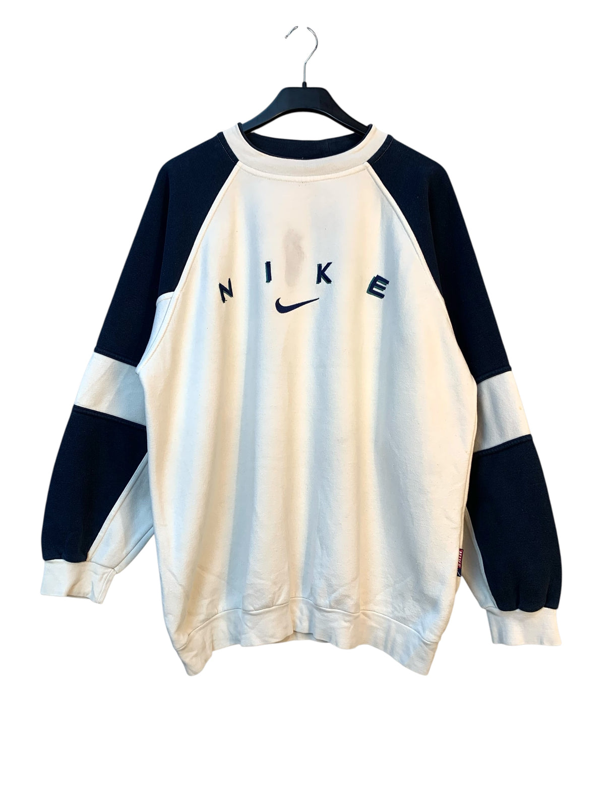 Nike Spellout Colourblock Crewneck Sweatshirt