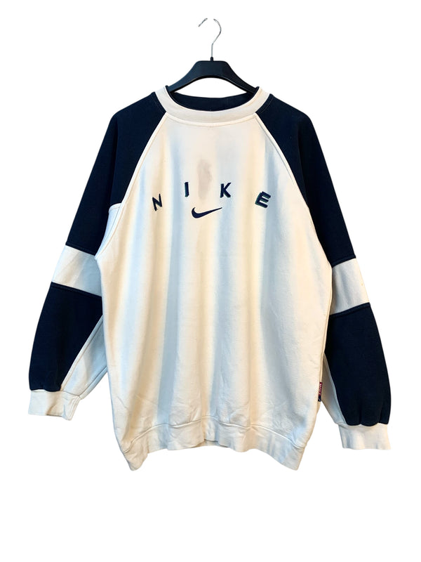 Nike Spellout Colourblock Crewneck Sweatshirt