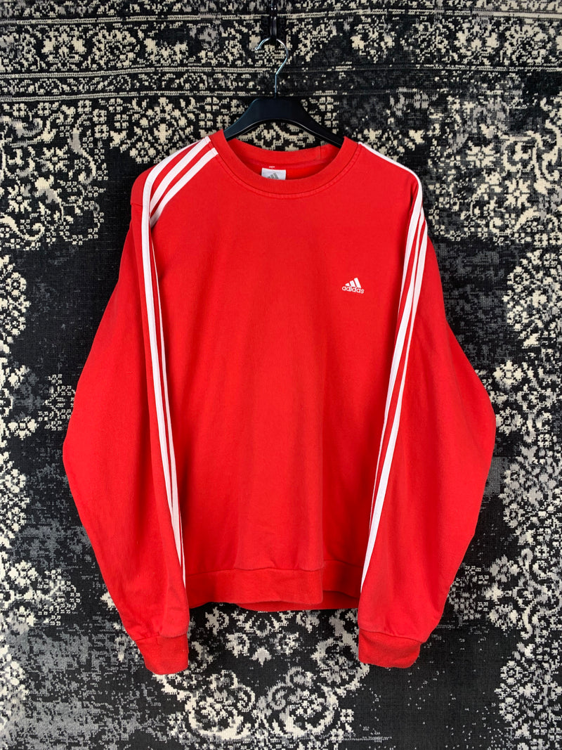Mens Vintage Adidas Red Sweatshirt