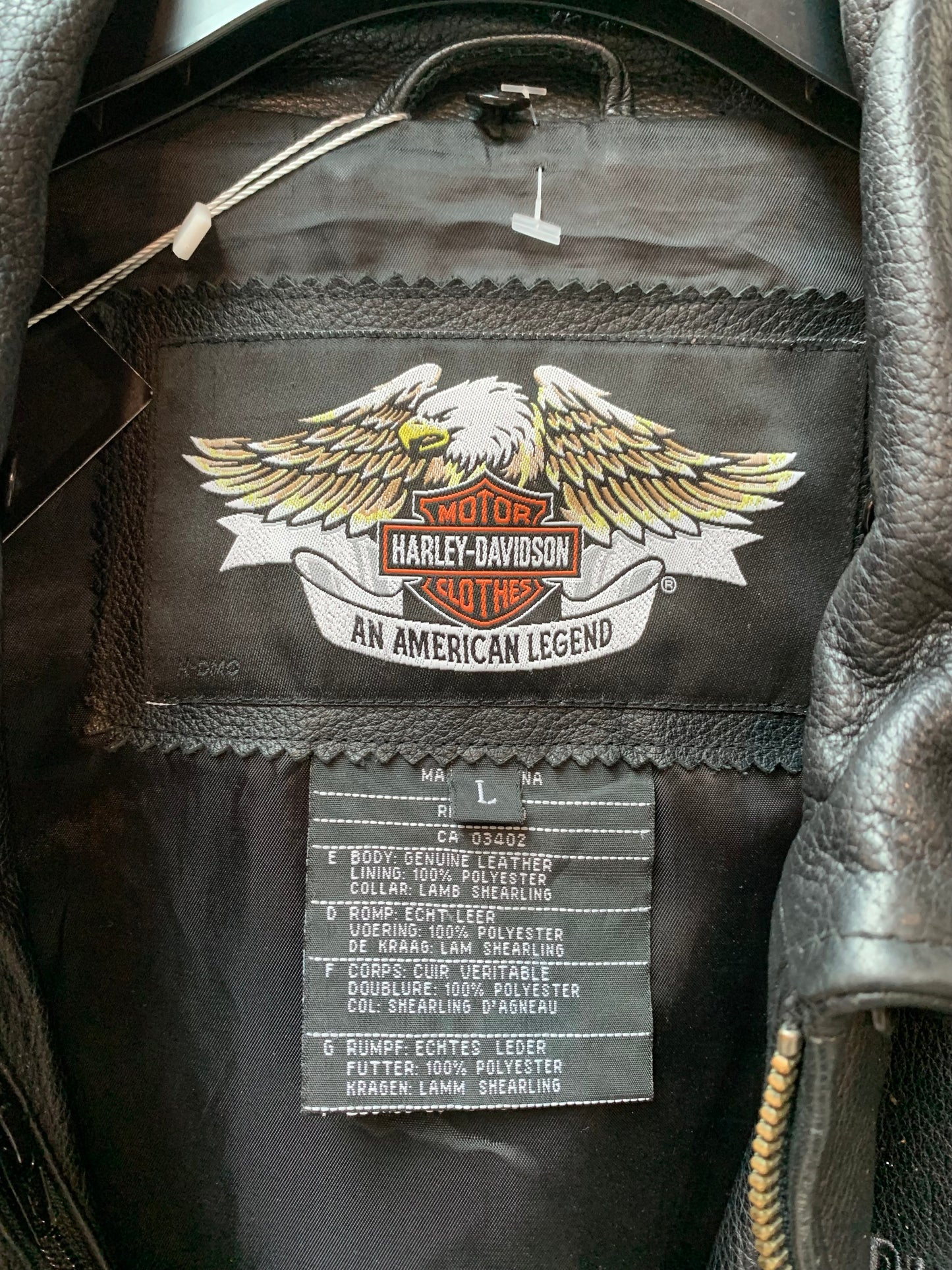 Harley-Davidson Leather Bomber Jacket