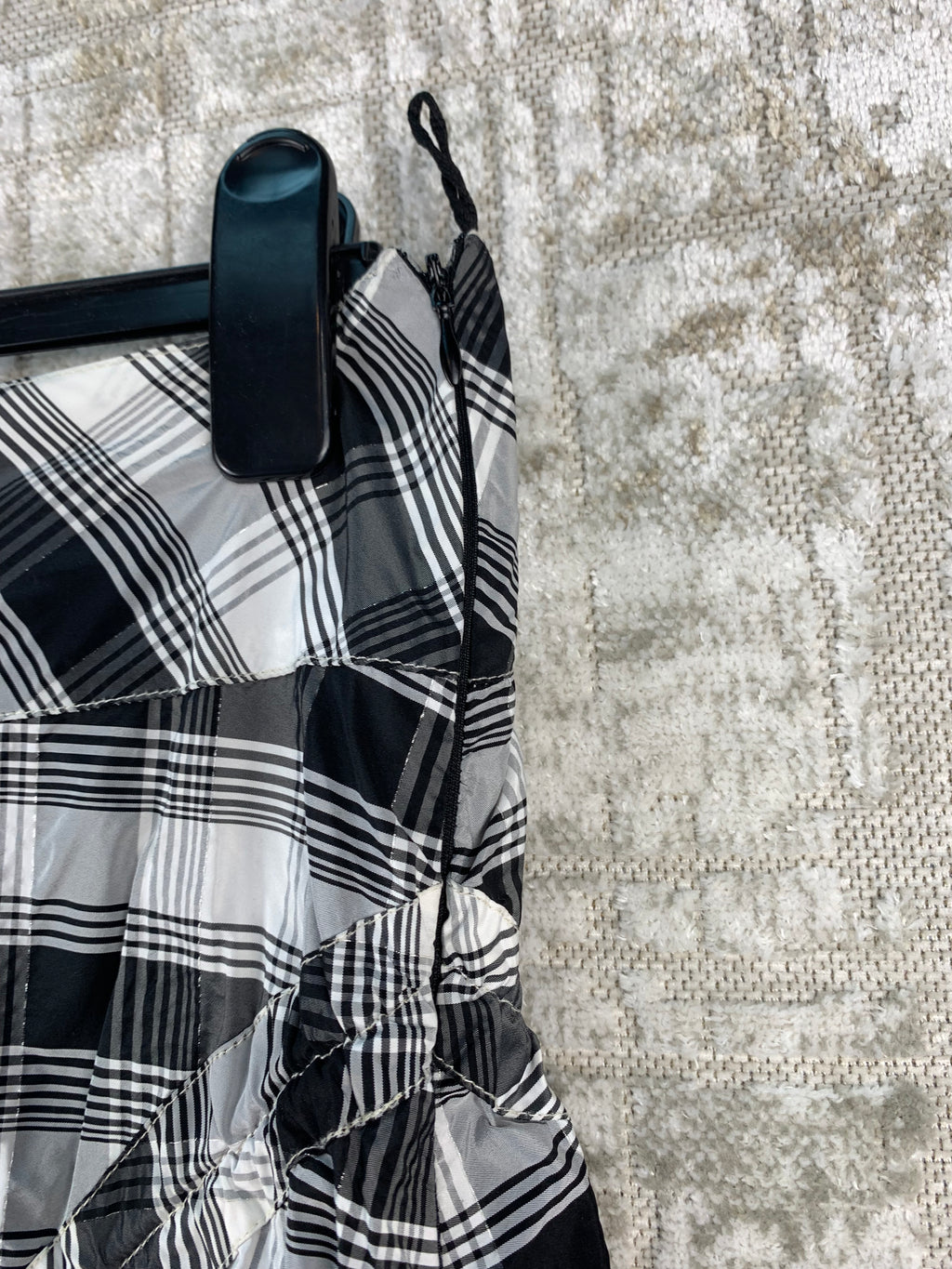 Womens Y2K Checkered Mini Skirt