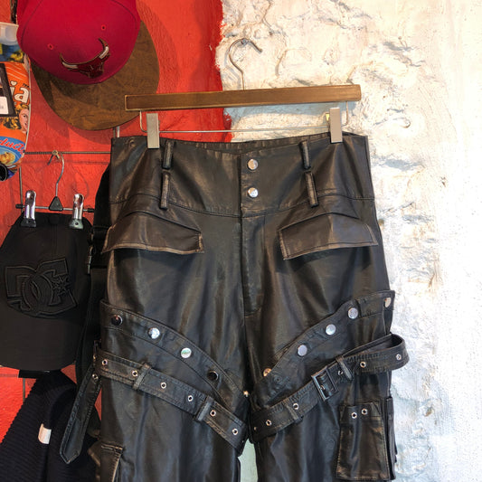 Multiwear Faux Leather Pants