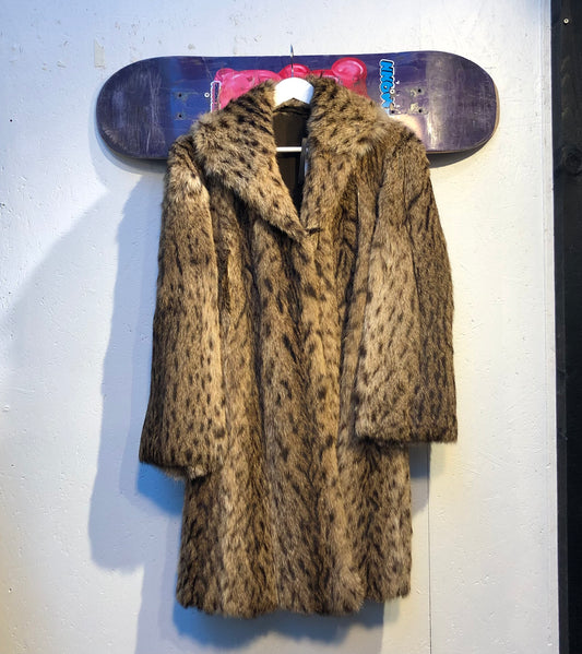 Brown Lynx Fur Coat