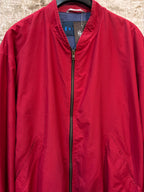 Luhta Vintage Red Bomber Jacket