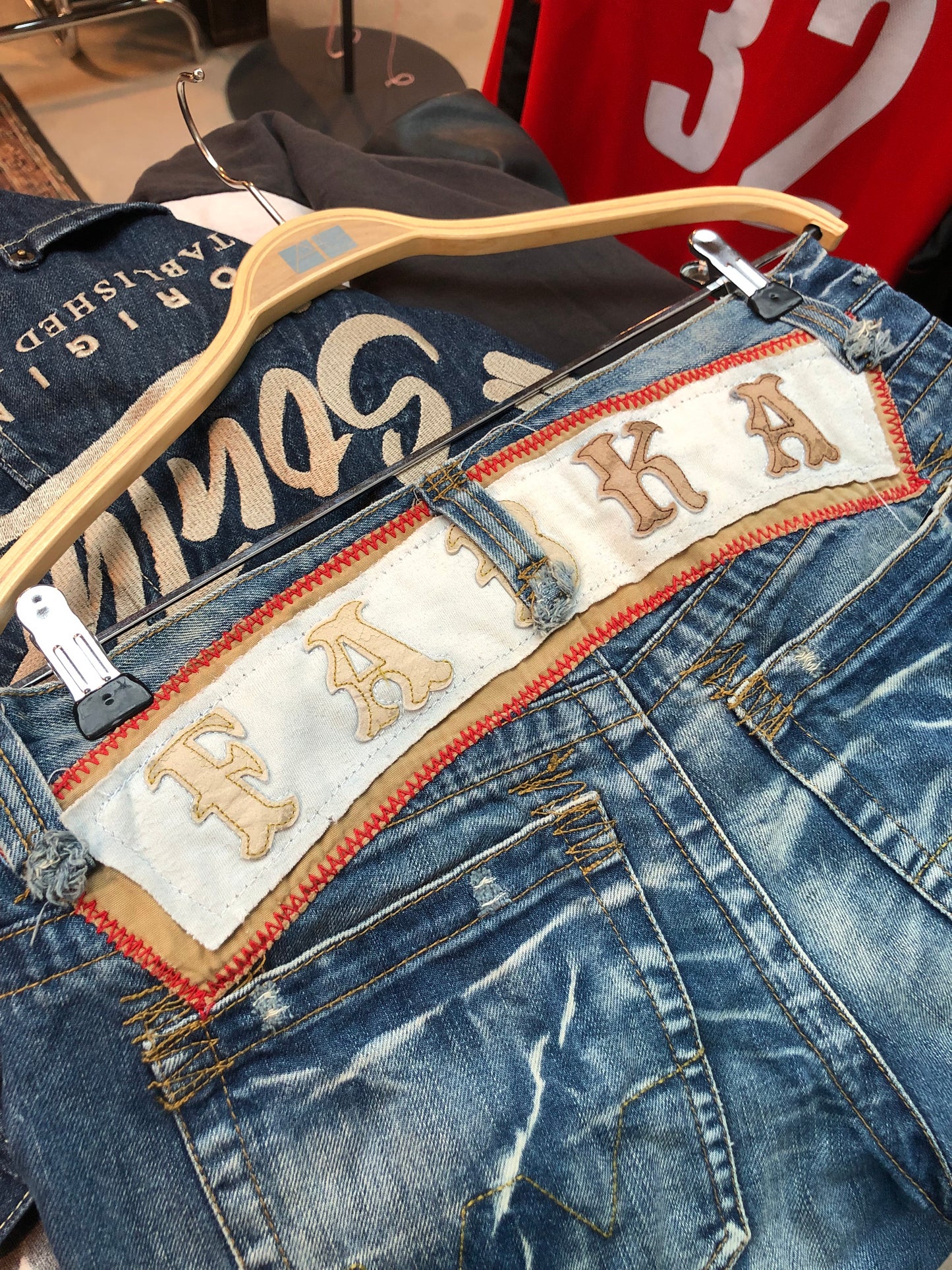 Vintage FC Embroidered Jeans