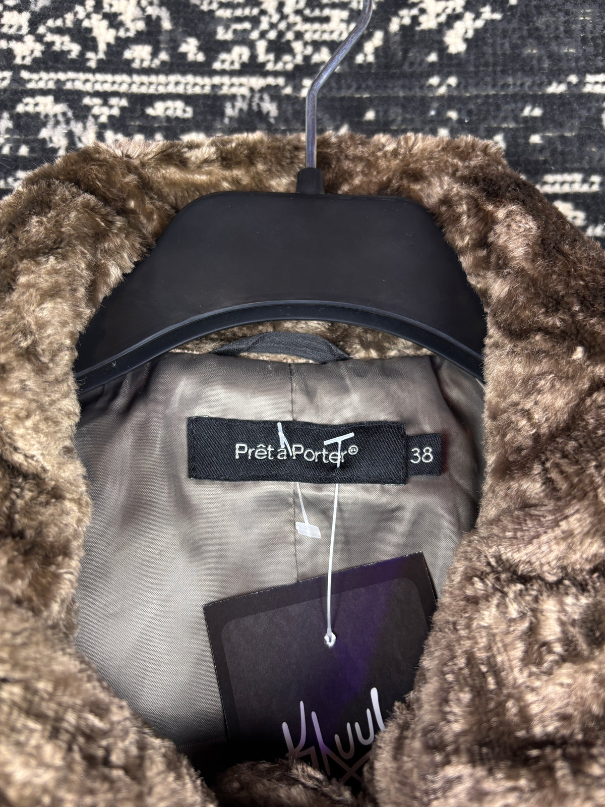 Women's Vintage Golden Brown Long Coat