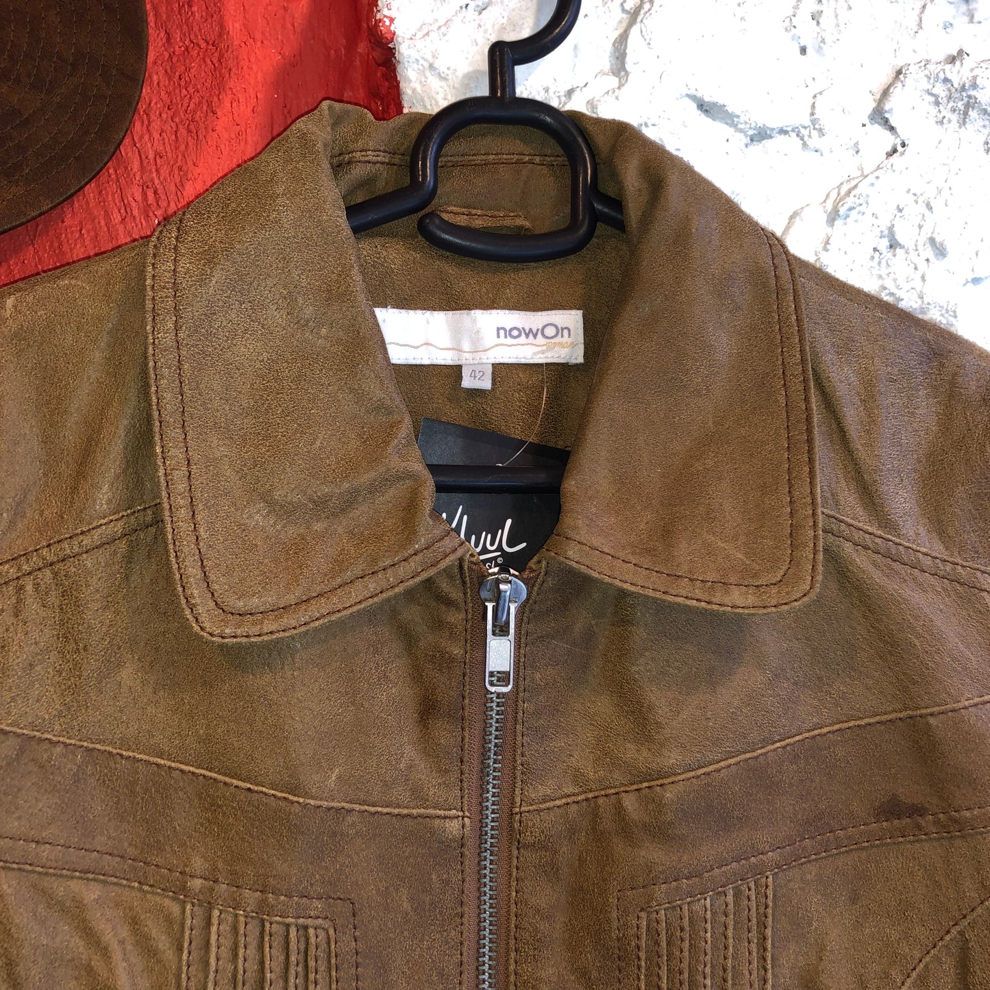 Vintage Faux Leather Jacket