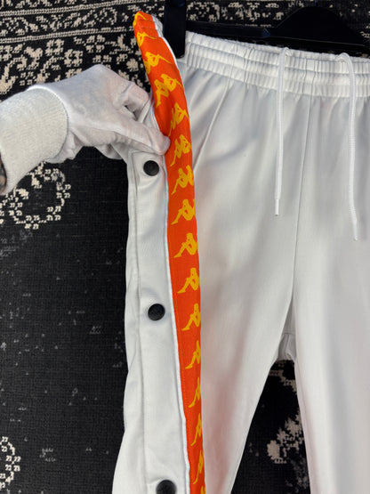 Men's Vintage Kappa White Track Pants